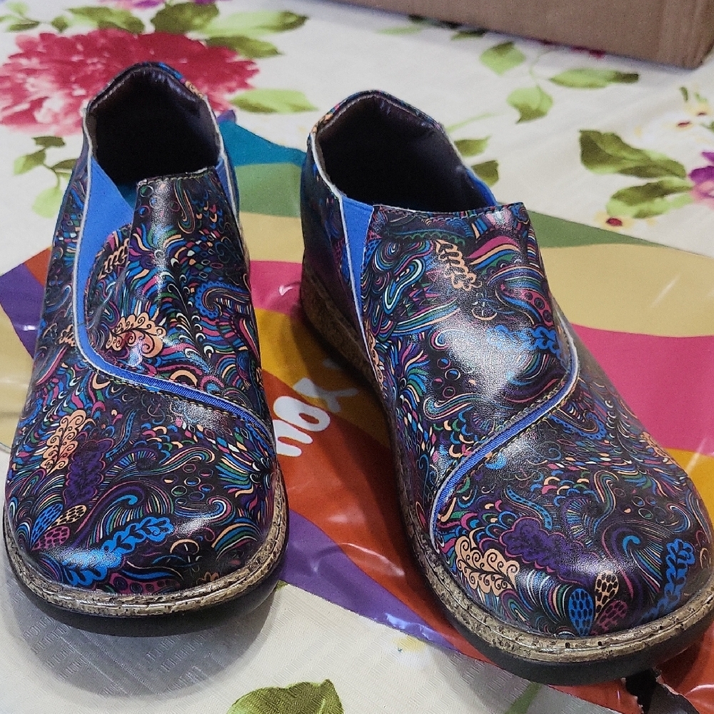 Socofy Colorful Patterened Women's Shoes